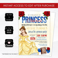 Princess party invite
